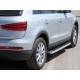 Бокові пороги BlackLine (2 шт, алюміній) для Ауди Q5 2008-2017 рр