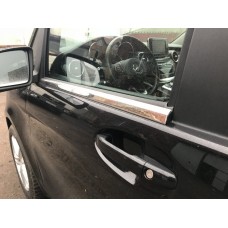 Нижні молдинги стекол (2 шт., нерж) Carmos - Турецька сталь для Mercedes Vito / V-class W447 2014- рр