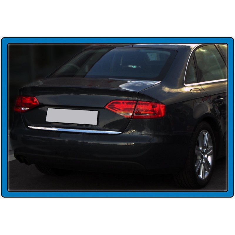 Кромка багажника (sedan, нерж.) Carmos - Турецька сталь для Ауди A4 B8 2007-2015 рр