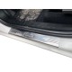 Накладки на пороги 500L (Carmos, 4 шт, нерж) для Fiat 500/500L