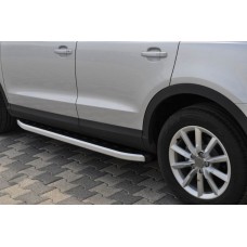 Бокові пороги Fullmond (2 шт., алюміній) Довга база для Fiat Doblo III 2023- рр