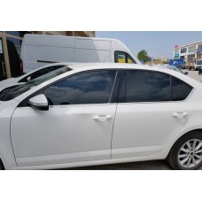 Окантовка вікон (6 шт, нерж) для Skoda Octavia III A7 2013-2019рр