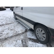 Бокові пороги Maya V2 (2 шт., алюміній) для Peugeot Partner 1996-2008 рр