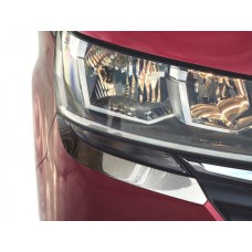 Вії під фари 2019-2025 (2 шт, нерж) для Volkswagen T6