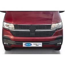 Накладка на верх решітки 2019-2025 (1 шт, нерж) для Volkswagen T6