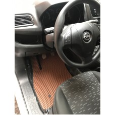 Килимки EVA (цегляні, передні) для Fiat Doblo II 2010-2022 рр