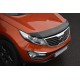 Дефлектор капота (EuroCap) для Kia Sportage 2010-2015 гг