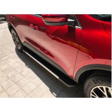 Бокові пороги RedLine V1 (2 шт., Алюміній) для Ford Puma 2019- рр