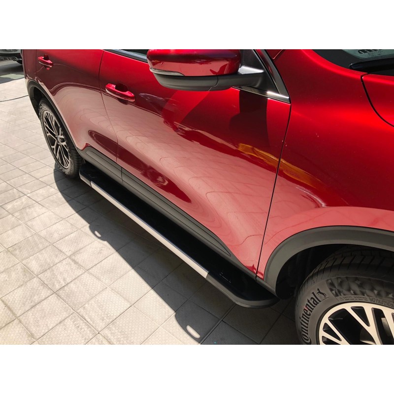 Бокові пороги RedLine V1 (2 шт., Алюміній) для Ford Puma 2019- рр