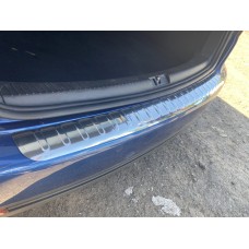 Накладка на задній бампер Carmos (нерж) для Volkswagen Touran 2003-2010 рр