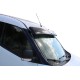 Козирьок на лобове скло (чорний глянець, 5мм) для Fiat Doblo II 2010-2022 рр