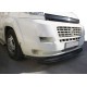 Передняя накладка 2006-2013 (LIP, черная) для Fiat Ducato