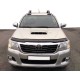 Дефлектор капота 2011-2015 (EuroCap) для Toyota Hilux