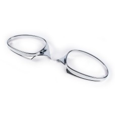 Хром накладки на дзеркала 2005-2008 (2 шт, ABS) для BMW 3 серія E-90/91/92/93 рр