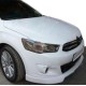 Накладка на передній бампер (під фарбування) для Citroen C-Elysee