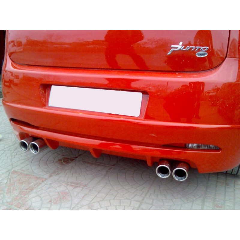 Задній бампер (накладка, під фарбування) для Fiat Punto Grande/EVO 2006-2018 рр