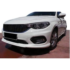 Передня накладка на бампер (2016-2021, під фарбування) для Fiat Tipo 2016- рр