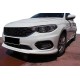 Передня накладка на бампер (2016-2021, під фарбування) для Fiat Tipo 2016- рр