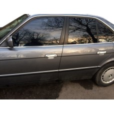 Накладки на ручки (4 шт) Полированная нержавейка (передние ручки) для BMW 5 серия E-34 1988-1995 гг
