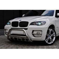 Кенгурятник WT003 (нерж.) 50мм для BMW X6 E-71 2008-2014 рр
