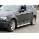 Бокові пороги KB001 (нерж) 60 мм для BMW X3 E-83 2003-2010 рр