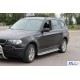 Бокові пороги KB001 (нерж) 60 мм для BMW X3 E-83 2003-2010 рр