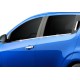 Нижні молдинги стекол (нерж) Sedan, OmsaLine - Італійська нержавійка для Chevrolet Aveo T300 2011-2020 рр