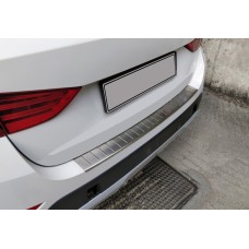 Накладка на задний бампер OmsaLine (нерж) для BMW X1 E-84 2009-2015 гг