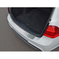 Накладка на задний бампер (2006-2008, SW, нерж.) для BMW 3 серия E-90/91/92/93