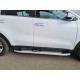 Бокові пороги Mevsim Grey (2 шт., Алюміній) для Kia Sportage 2015-2021 рр