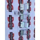 Бокові пороги Bosphorus Grey (2 шт., алюміній) для Range Rover IV L405 2013-2021 рр
