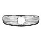 Передня решітка 2015-2019 (Diamond Silver) З місцем під камеру для Mercedes GLC coupe C253