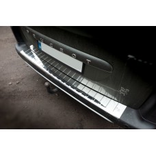 Накладки на задній бампер Carmos V1 (нерж.) для Peugeot Partner Tepee 2008-2018 рр