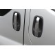 Накладки на ручки (4 шт, нерж) Carmos - Турецкая сталь для Renault Trafic 2001-2015 гг