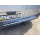 Накладки на задний бампер Carmos V1 (нерж) для Opel Vivaro 2001-2015 гг