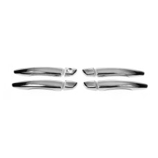 Накладки на ручки Carmos (4 шт, нерж) для Citroen DS-5