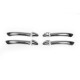 Накладки на ручки (4 шт, нерж) Carmos - Турецька сталь для Mercedes C-class W203 2000-2007рр