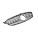 Передняя решетка AMG Silver 2014-2018, с камерой для Mercedes C-сlass W205