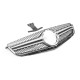 Передняя решетка AMG Silver (для C63) 2012-2015 для Mercedes C-class W204