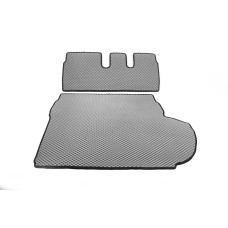 Килимок багажника (EVA, сірий) 7-місний З сабвуфером для Mitsubishi Outlander 2006-2012рр