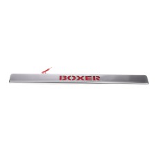 Хром планка над номером LED-красный (нерж.) для Peugeot Boxer 2006-2025 гг