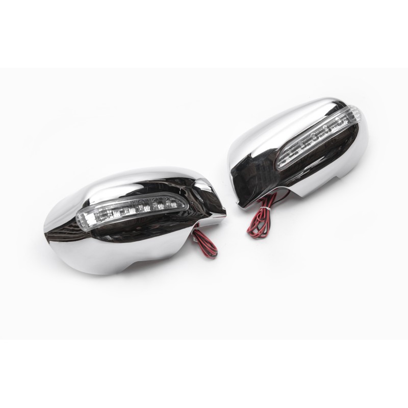 Накладки на дзеркала LED (2 шт, пласт) для Mazda 6 2008-2012 рр