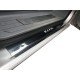 Накладки на пороги Laser-style (2 шт, сталь) для Mercedes Vito W639 2004-2014 гг