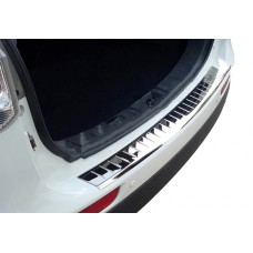 Накладка на задній бампер OmsaLine (2012-2015, нерж) для Mitsubishi Outlander рр