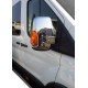 Накладки на дзеркала (2 шт, хром) Полірована нержавіюча сталь для Ford Transit 2014- рр