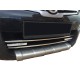 Полоски на нижнюю решетку (2 шт, нерж) Carmos - Турецкая сталь для Nissan Qashqai 2007-2010 гг