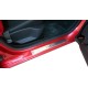 Накладки на пороги OmsaLine (4 шт, нерж.) для Renault Clio IV 2012-2019 рр