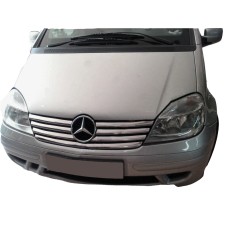 Накладки на решітку радіатора (7 частин, нерж) для Mercedes Vaneo W414