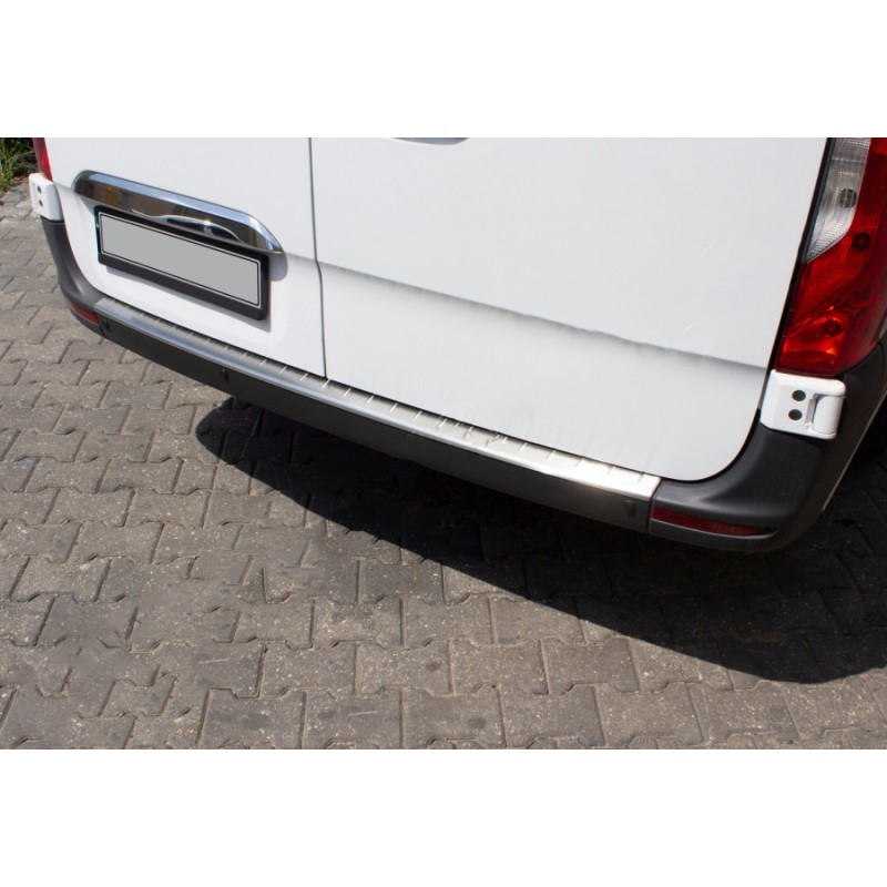 Накладки на задній бампер OmsaLine (нерж) для Mercedes Sprinter W907/W910 2018- рр