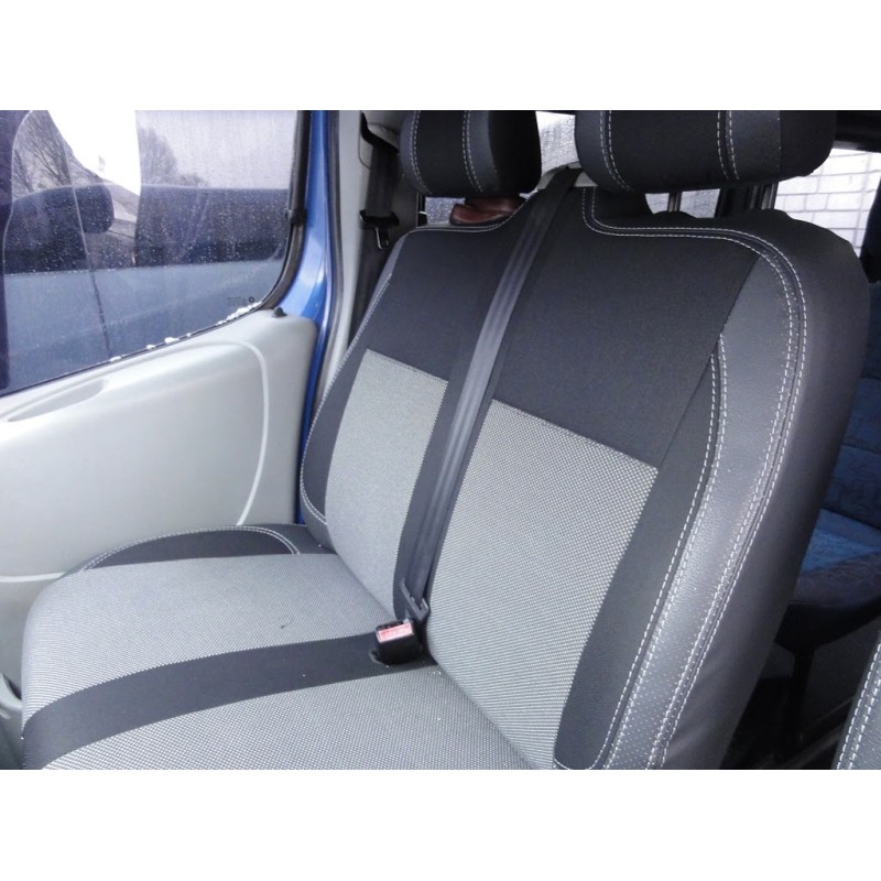 Авточехлы (Эко-кожа и Ткань, Premium) Передние сиденья 1-20251 для Nissan Primastar 2002-2014 гг Авточехлы (Эко-кожа и Ткань, Premium) Передние сиденья 1-20251 для Nissan Primastar 2002-2014 гг
